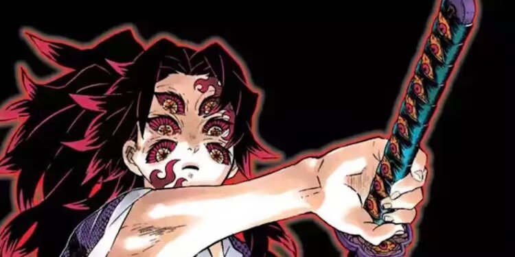 Les épées violet clair représentent la lune